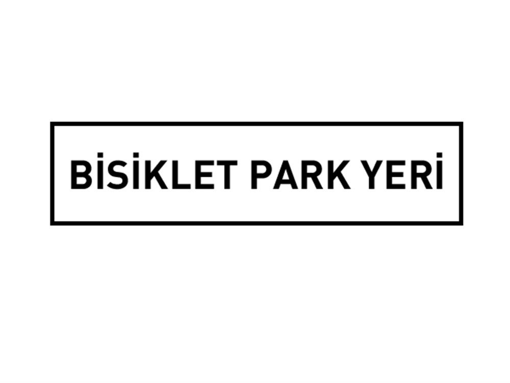 Bisiklet Park Yeri Levhası