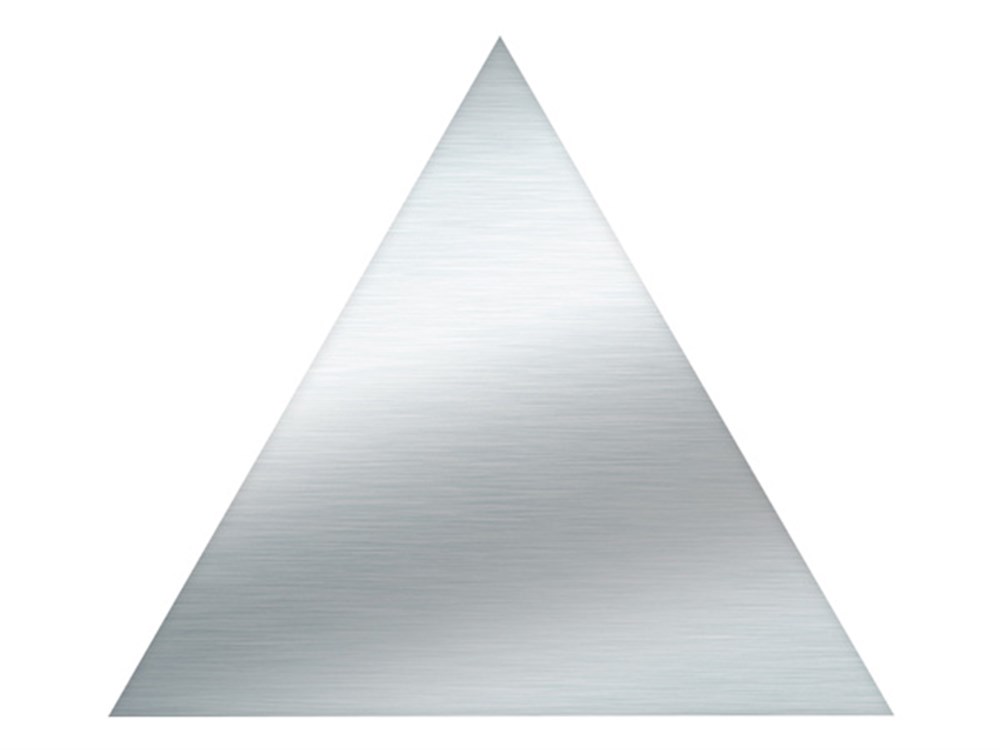 Boş Sac Levha Üçgen 75cm Galvaniz 2mm 