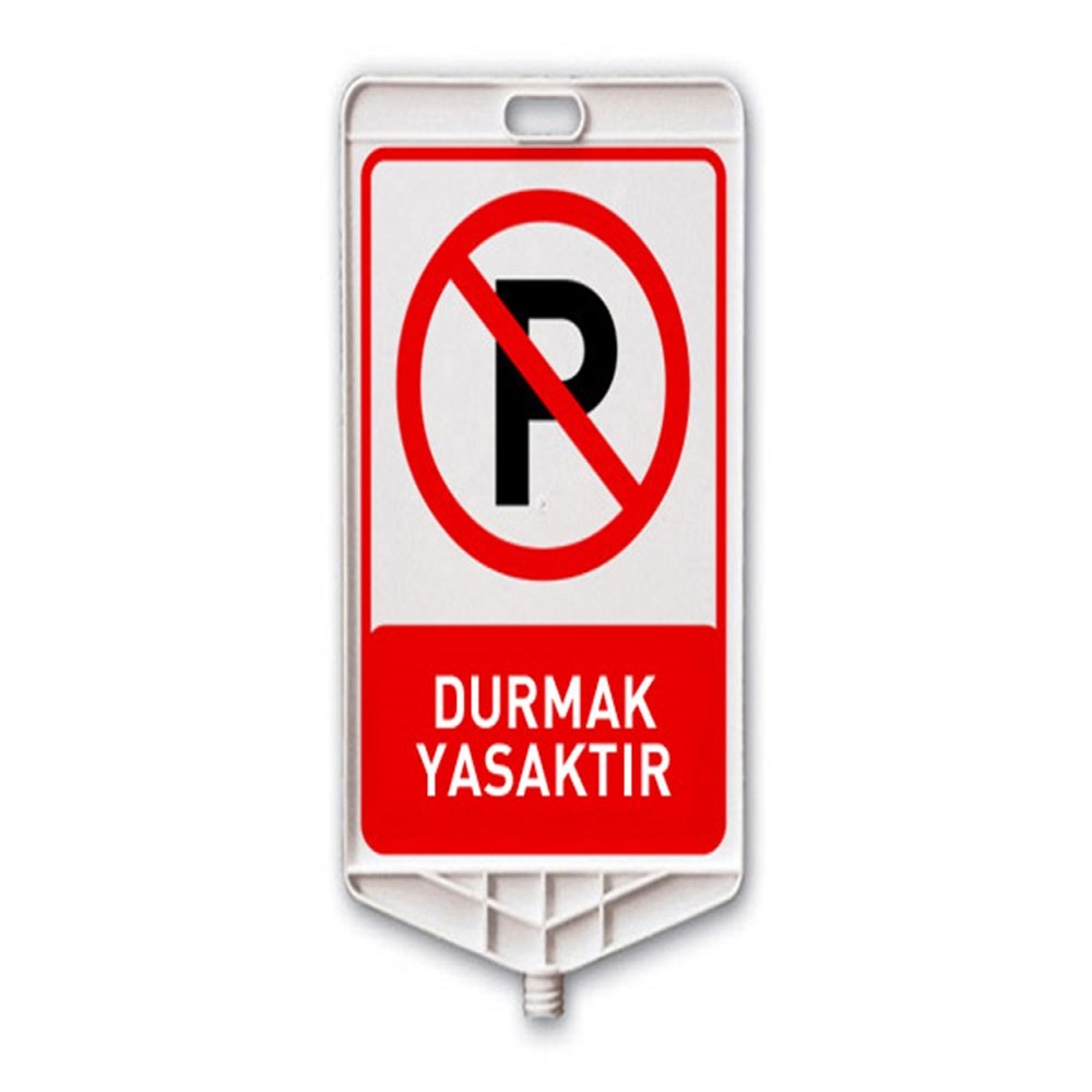 Durmak Yasaktır Dikdörtgen Levha Çift Taraf Baskı