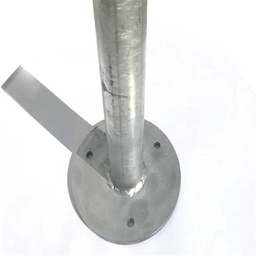 Galvaniz Yuvarlak Direk 2,5 m Flanşlı