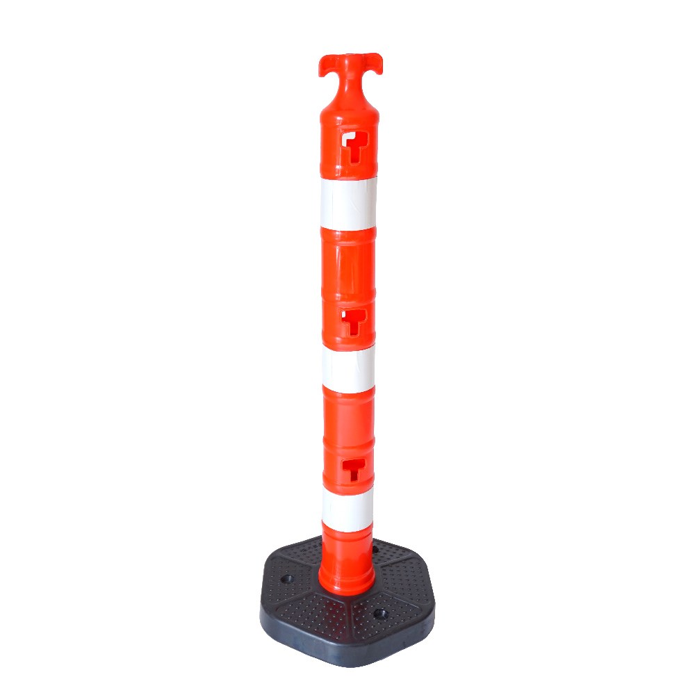 Kauçuk Ağırlıklı Plastik Yol Dikmesi 110 x 1200 mm