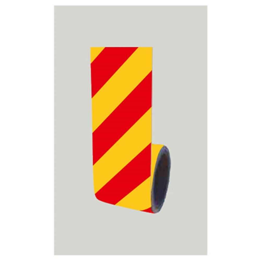 Kırmızı - Sarı Reflektif Bant, Reflektif Şerit 10 cm x 10 m