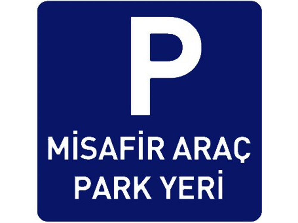 Misafir Araç Park Yeri Levhası