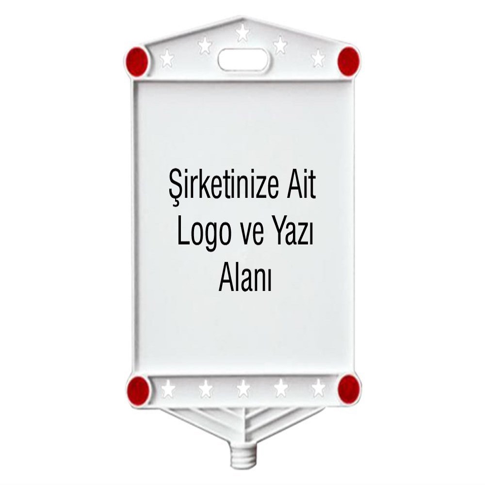 Özel Tasarımlı Dikdörtgen Yıldızlı Levha Tek Taraf Baskı