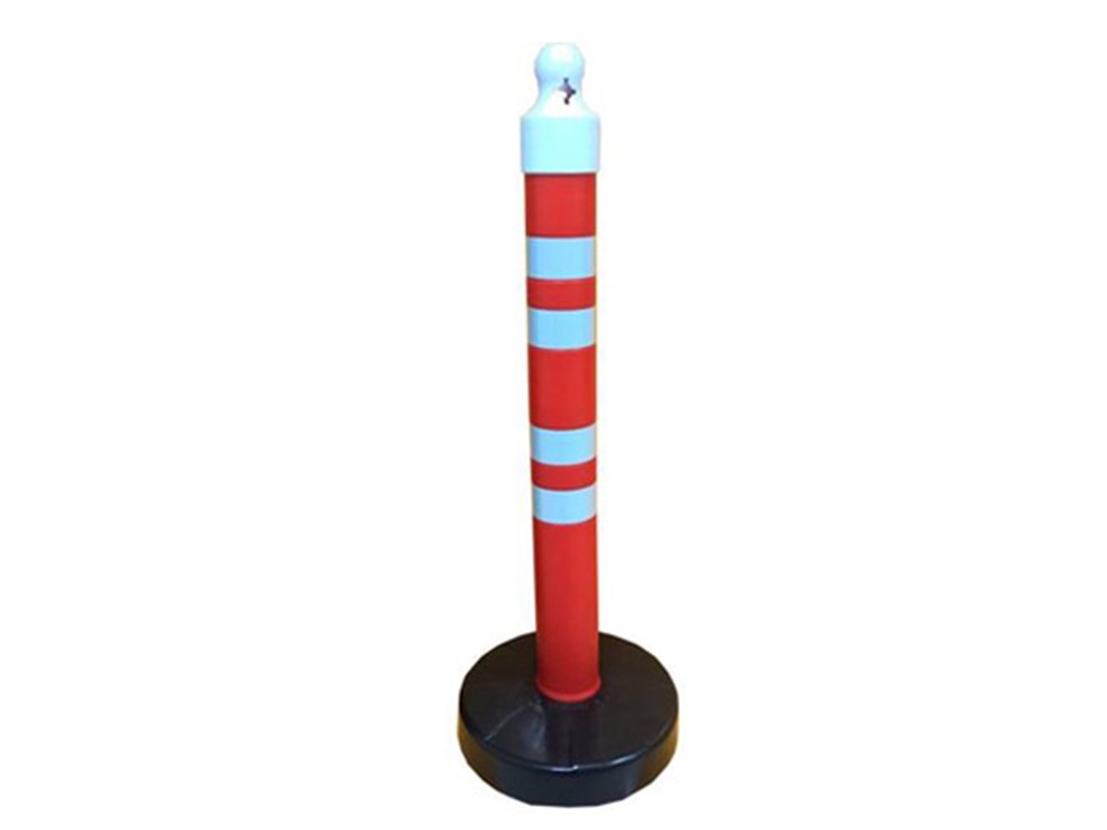 Plastik Ağırlıklı Uyarı Dikmesi Eko - 10 x 120 cm